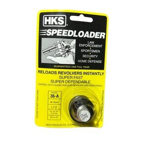 HKS 36-A Speedloader .38/.357 5-Shot S&W J-Frame Revolver NOS